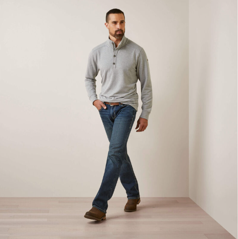 Ariat Mens Kentfield Sweatshirt Grey-2